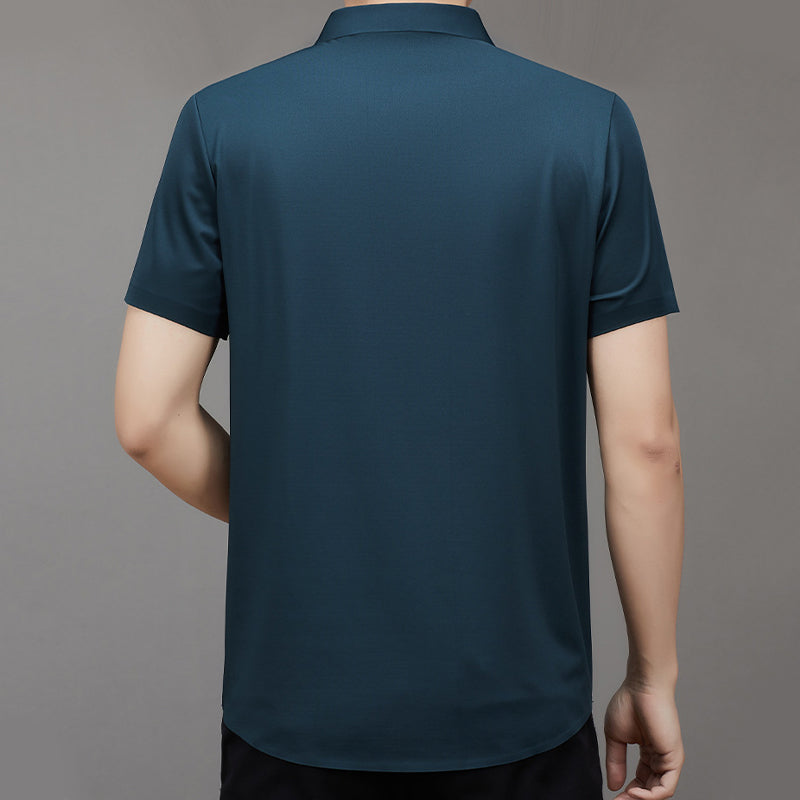 Men’s Ice Silk Business Seamless Shirt