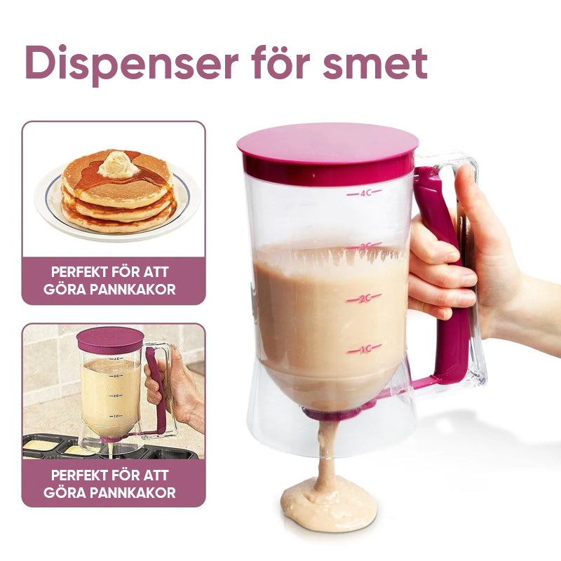 Pannkaks- och cupcake-smetdispenser