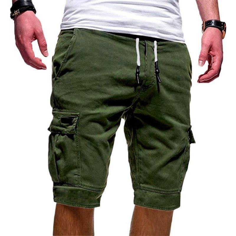 Herrmode stora fickor lösa shorts