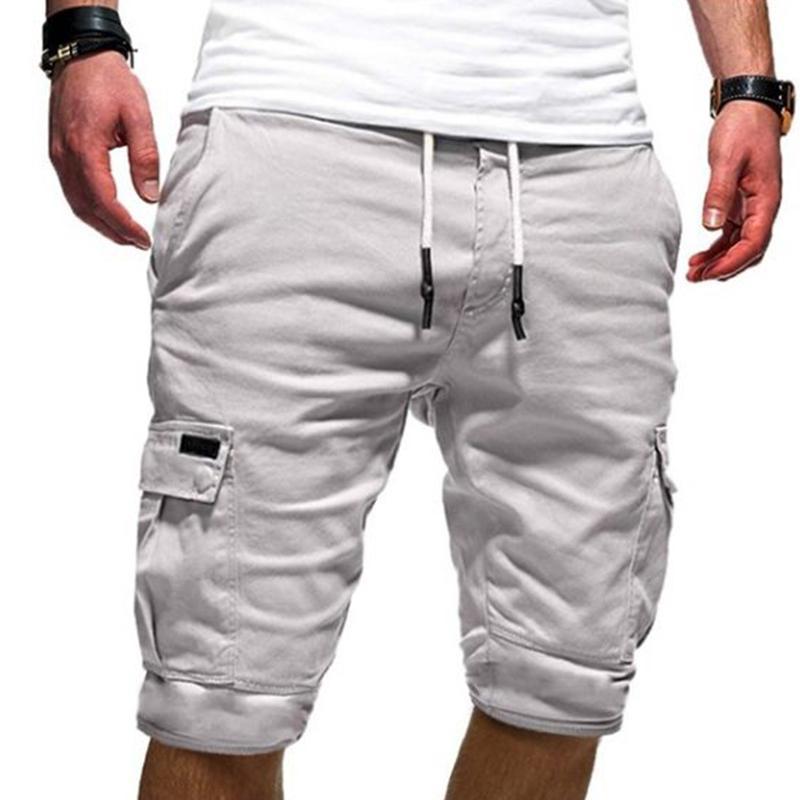 Herrmode stora fickor lösa shorts