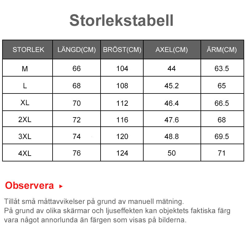 Enfärgad Jacka För Män