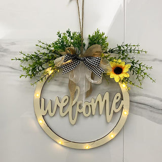 "Welcome" och "Hello" krans - Midsommarnatt