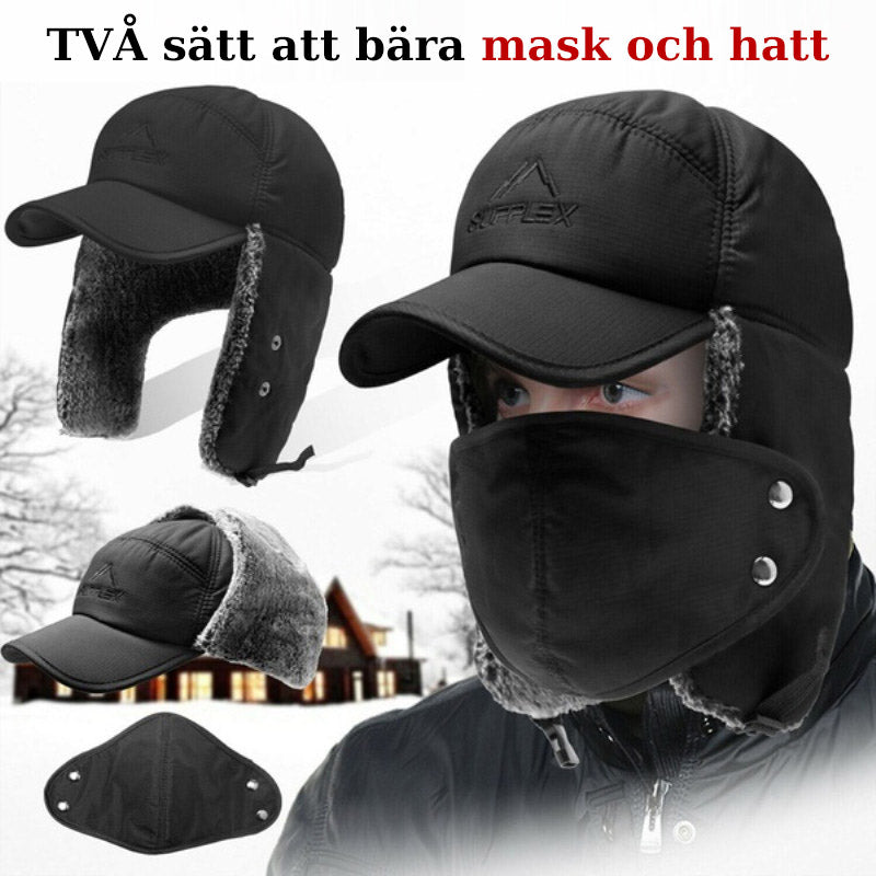 Unisex Vindtät Öron- och Ansiktsskyddshatt