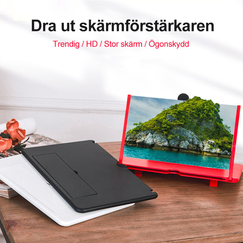 Utdragbar 3D Skärmförstorare (universal)