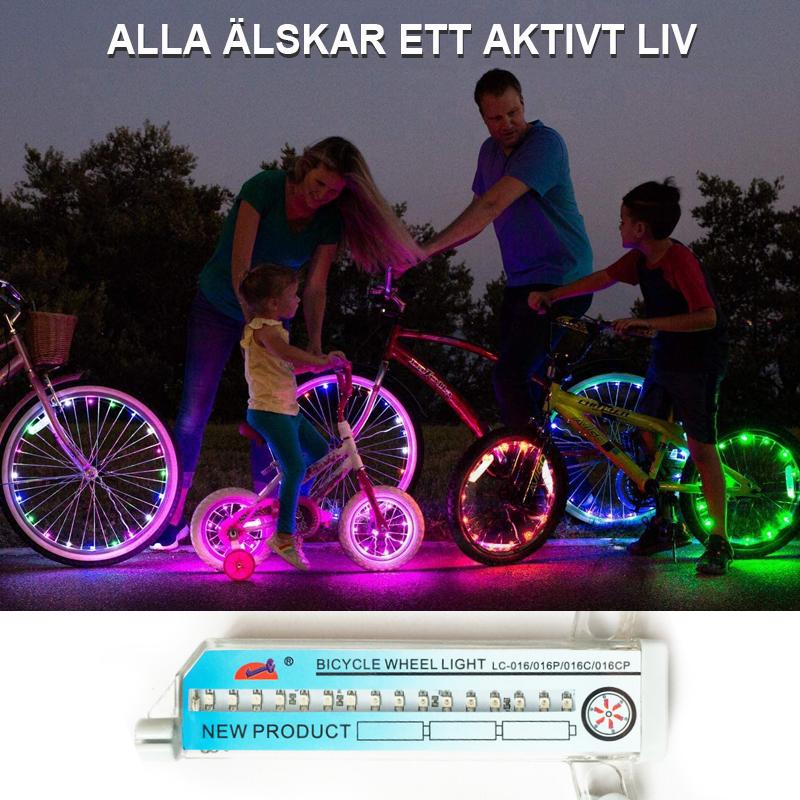 3D cykel eker LED-lampor