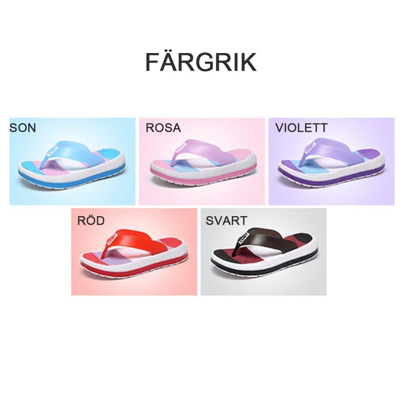 Dam Soft Rainbow Flip-Flops Sandaler