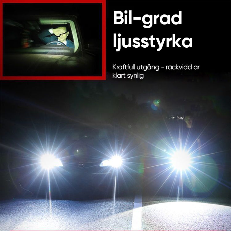 Taktisk starkt ljus ficklampa