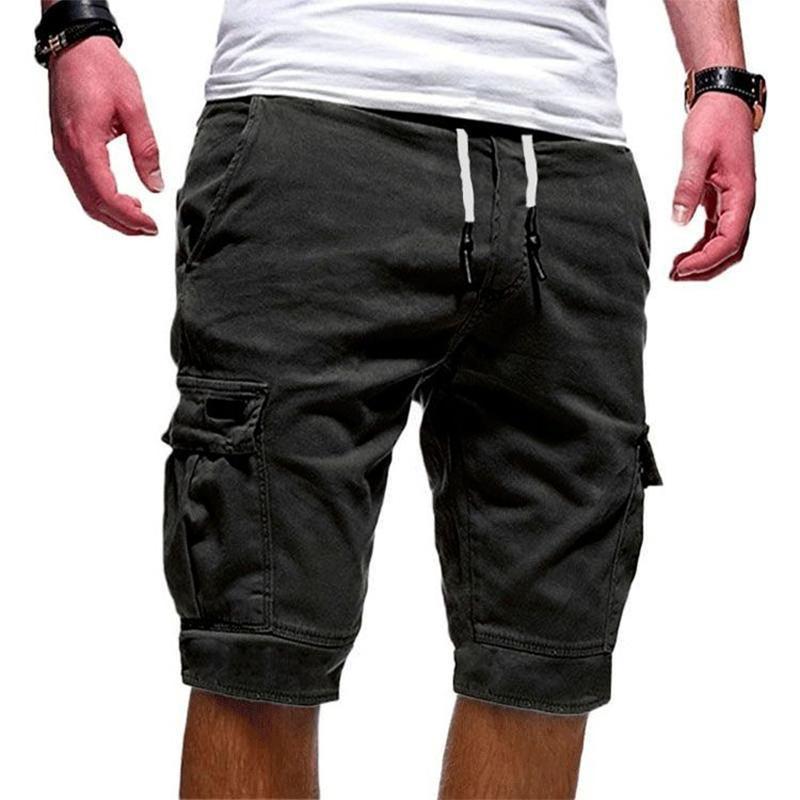 Herrmode stora fickor lösa shorts