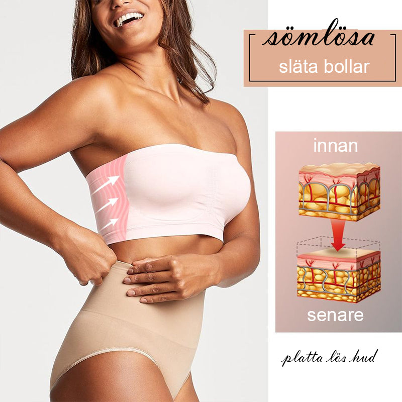 Stödjande Sömlös Bandeau-BH