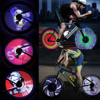 3D cykel eker LED-lampor