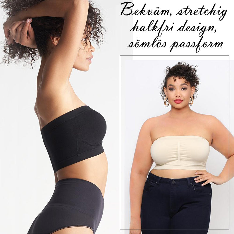 Stödjande Sömlös Bandeau-BH