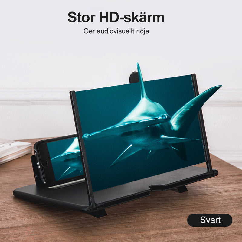 Utdragbar 3D Skärmförstorare (universal)