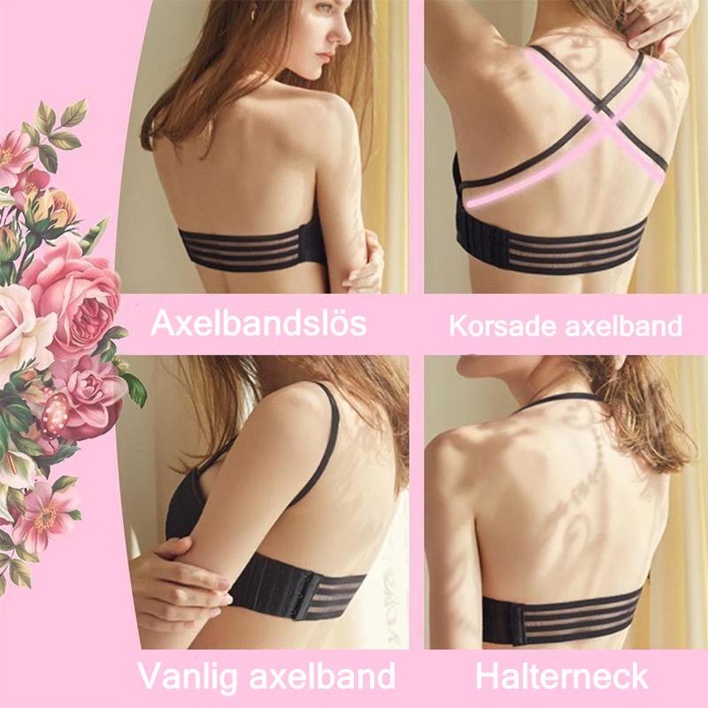 Lace Bandeau BH med snörning