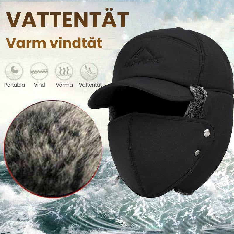 Unisex Vindtät Öron- och Ansiktsskyddshatt