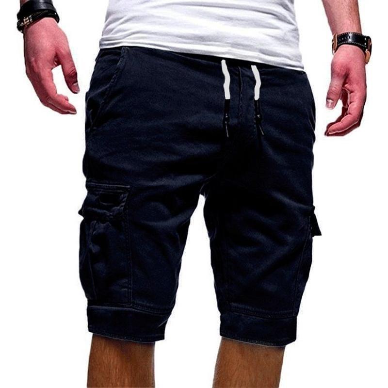 Herrmode stora fickor lösa shorts