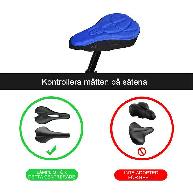 3D Silicone Soft Sadelöverdrag