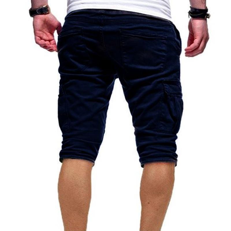 Herrmode stora fickor lösa shorts